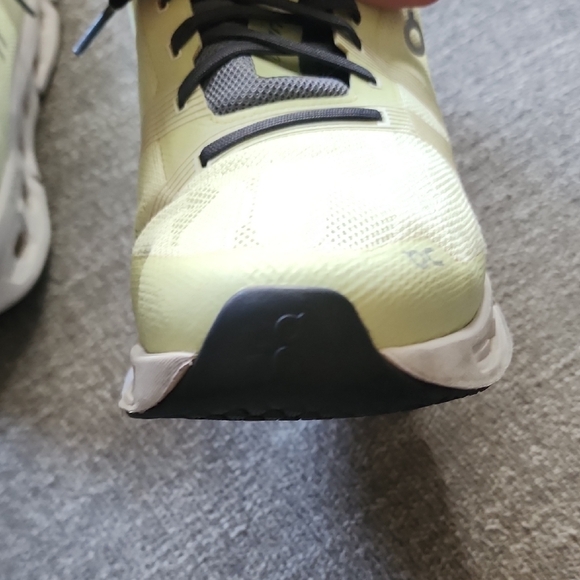 On Cloud Go Running Shoes – Lime Black Lightweight Trainer - Picture 10 of 17